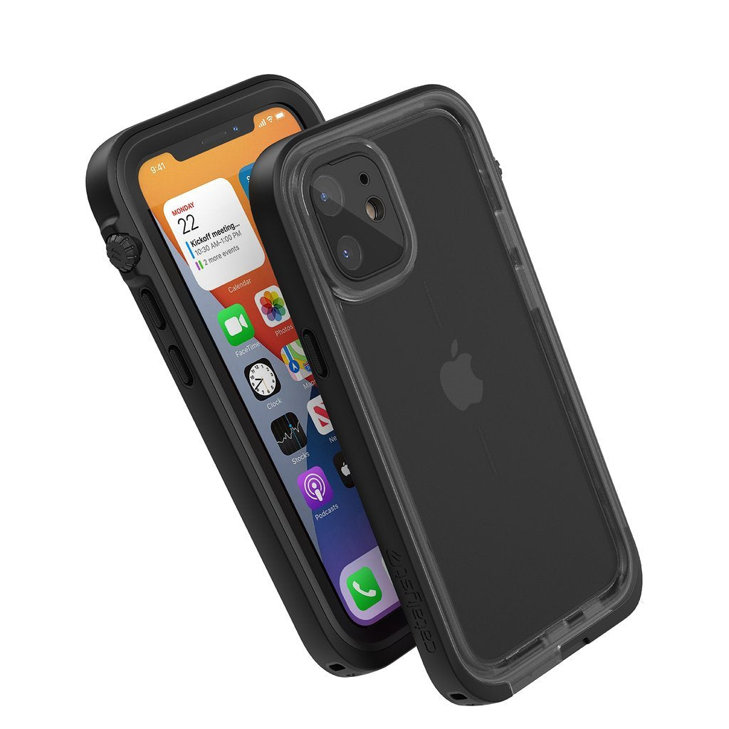 Catalyst Protection Waterproof iPhone 12 Case Stealth Black