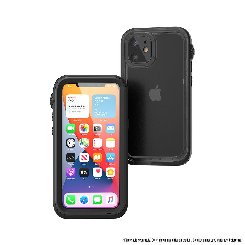 Catalyst Protection Waterproof iPhone 12 Case Stealth Black