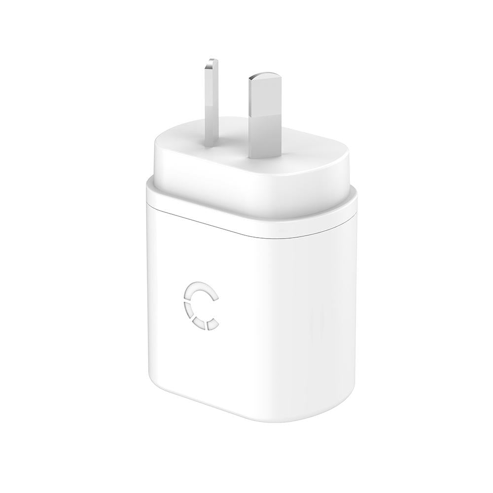 Cygnett 20W USB-C PD Wall Charger - White