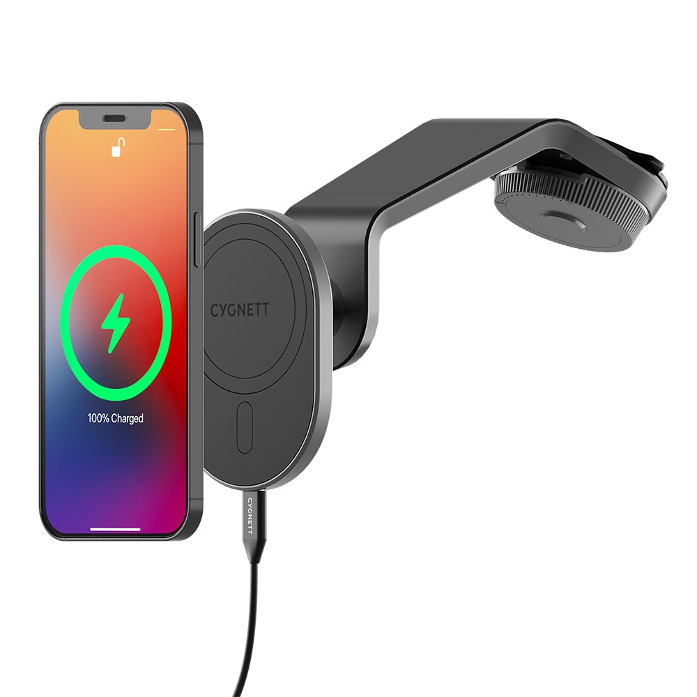 Cygnett MagHold Magnetic Car Wireless Charger - Window