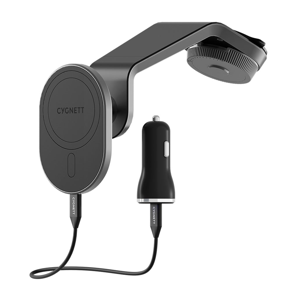 Cygnett MagHold Magnetic Car Wireless Charger - Window