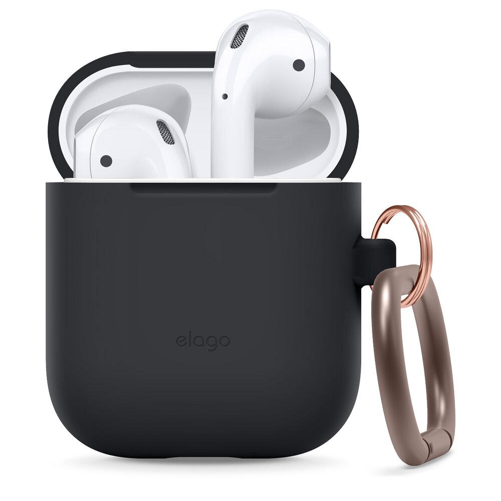 Elago Carabiner Case for Airpods 2 - Black