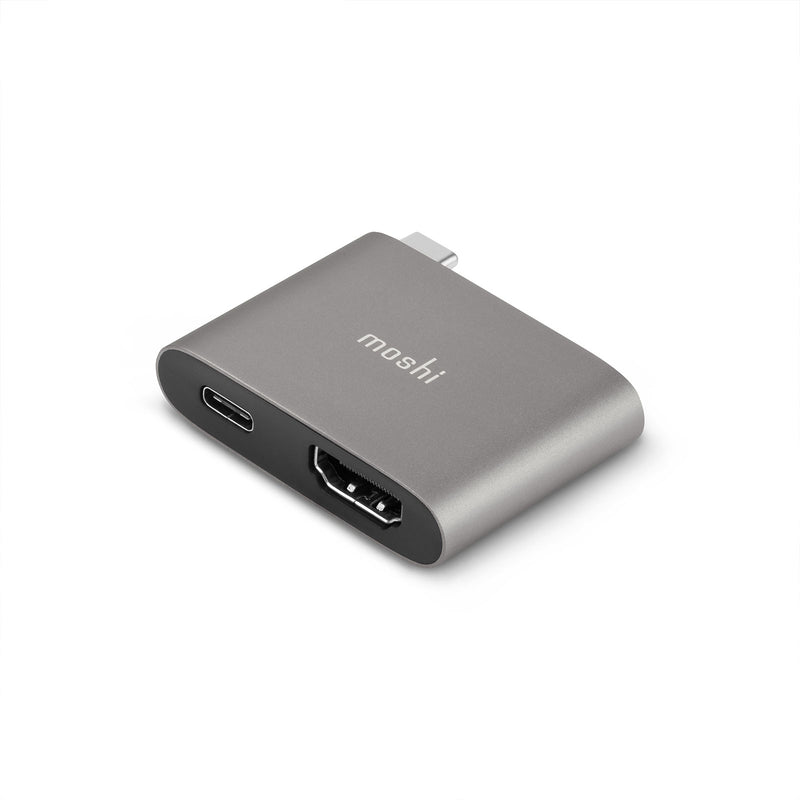 Moshi USBC to HDMI Adapter with Charging Titanium Gray