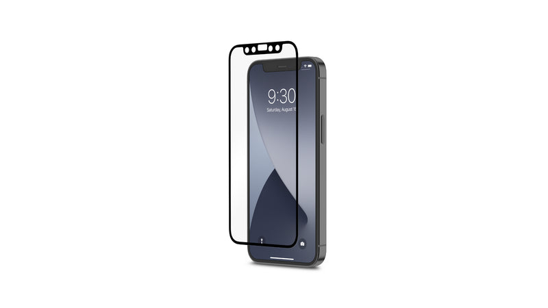 Moshi iVisor Anti-Glare Screen Protector for iPhone 12 - Black (Clear/Matte)