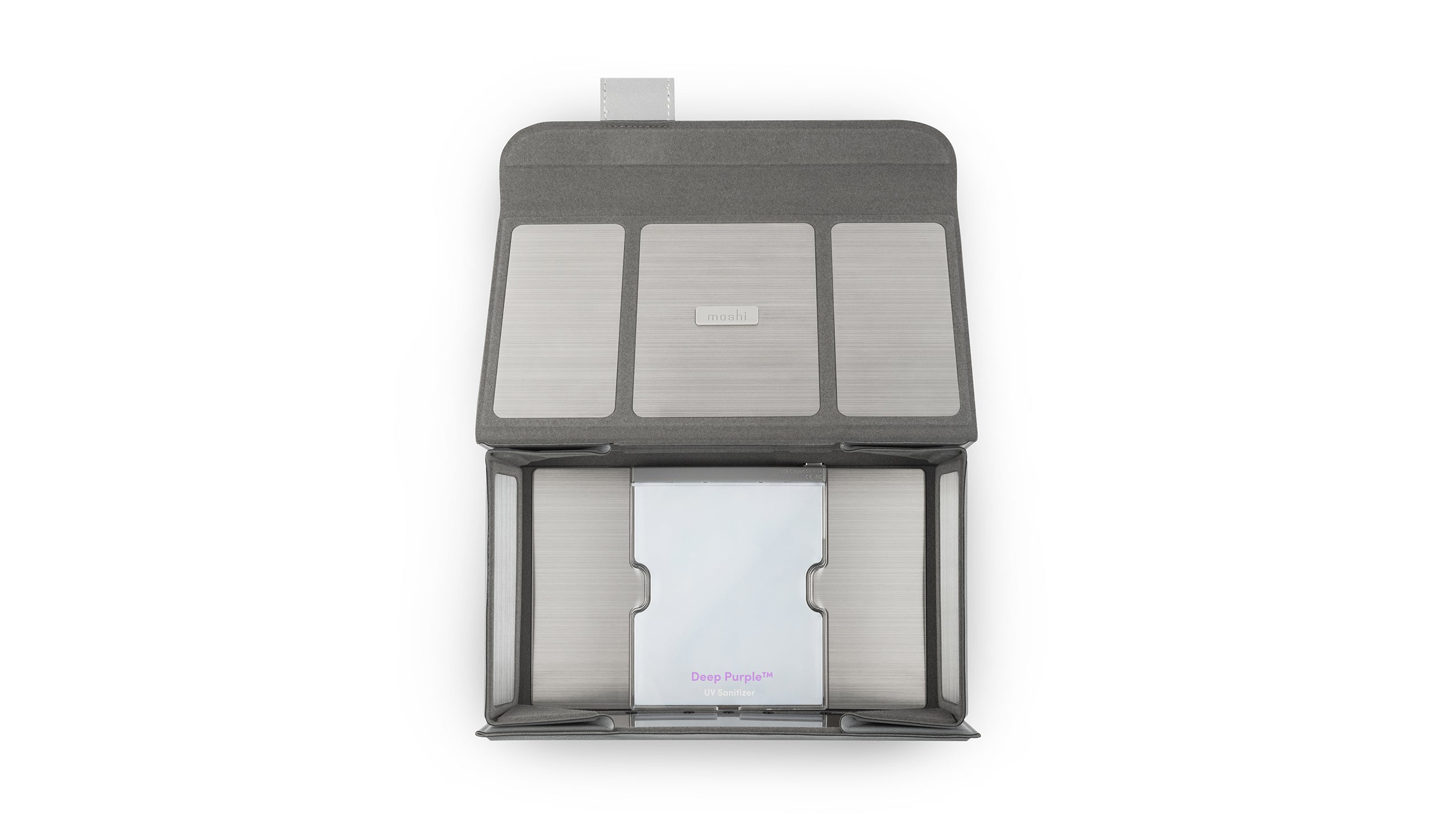 Moshi Deep Purple UV Sanitizer Gray