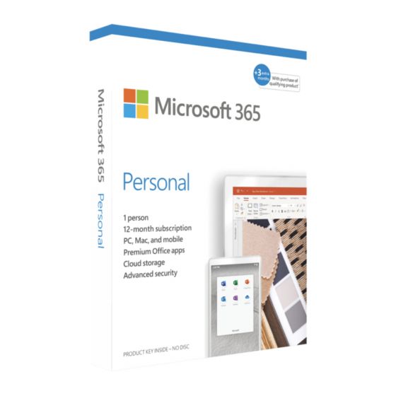 Microsoft Office 365 Personal English APAC EM Subscribe 1Year