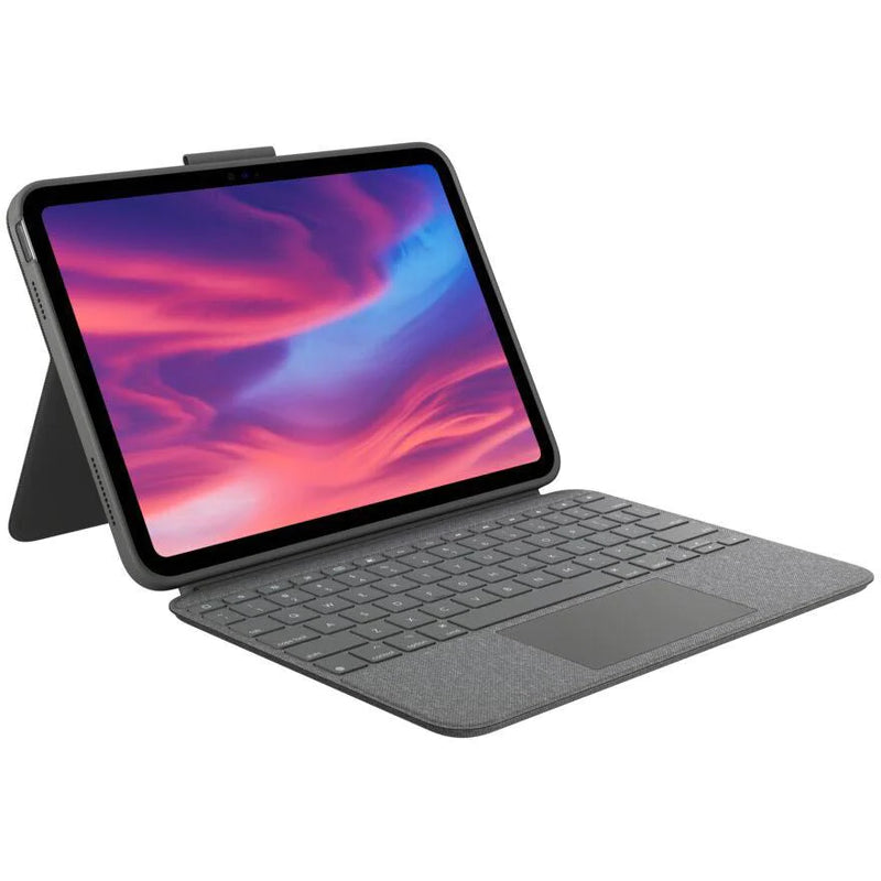 Logitech Combo Touch Case for iPad 10th Gen (Oxford Grey)