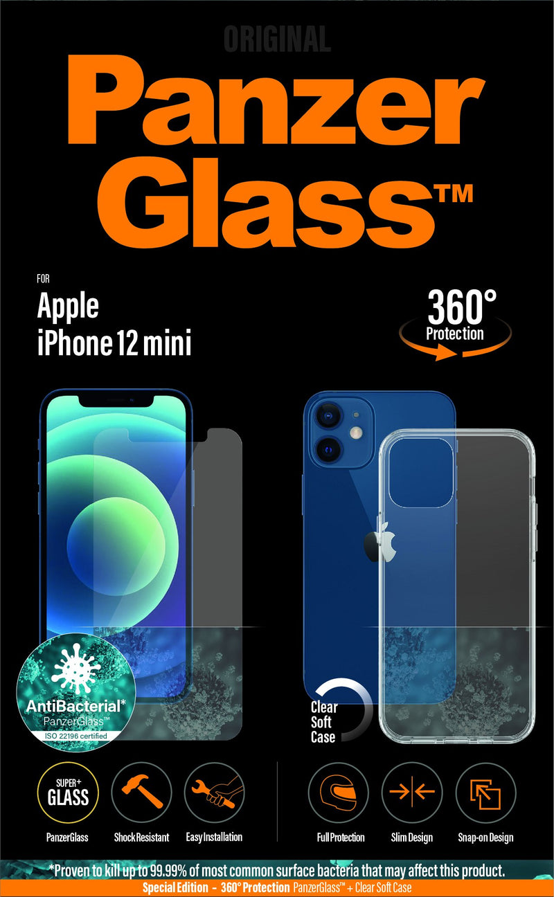PanzerGlass Tempered Glass for iPhone 12 Series Clear