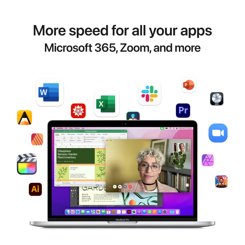 MacBook Pro 13" Apple M2 chip with 8-core CPU and 10-core GPU