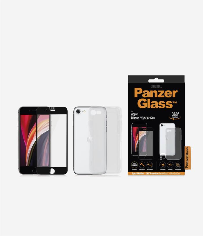 PanzerGlass Case Friendly Tempered Glass for iPhone SE 2020
