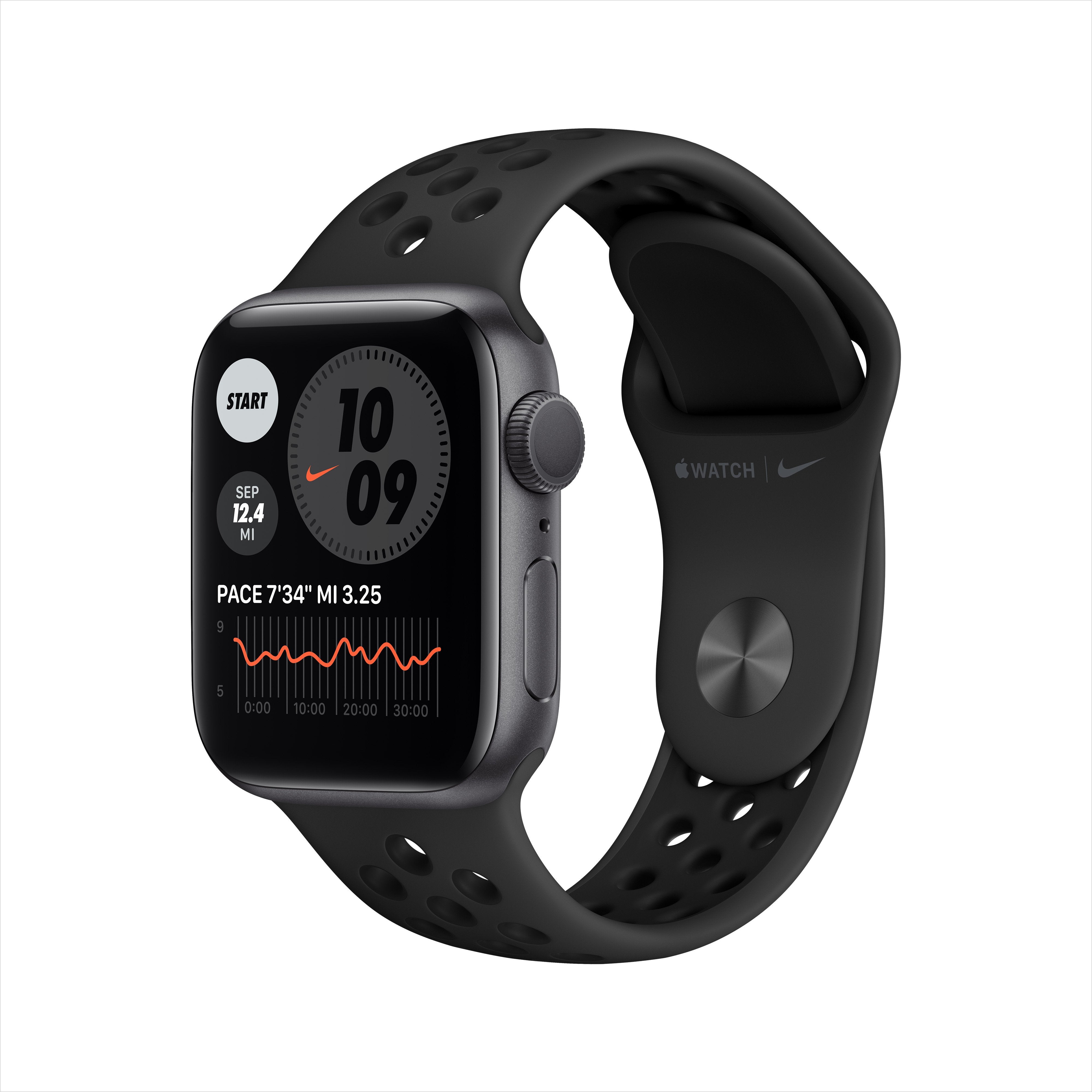 Apple Watch Nike Series 6 GPS - Space Gray Aluminum Case with Anthracite/Black Nike Sport Band