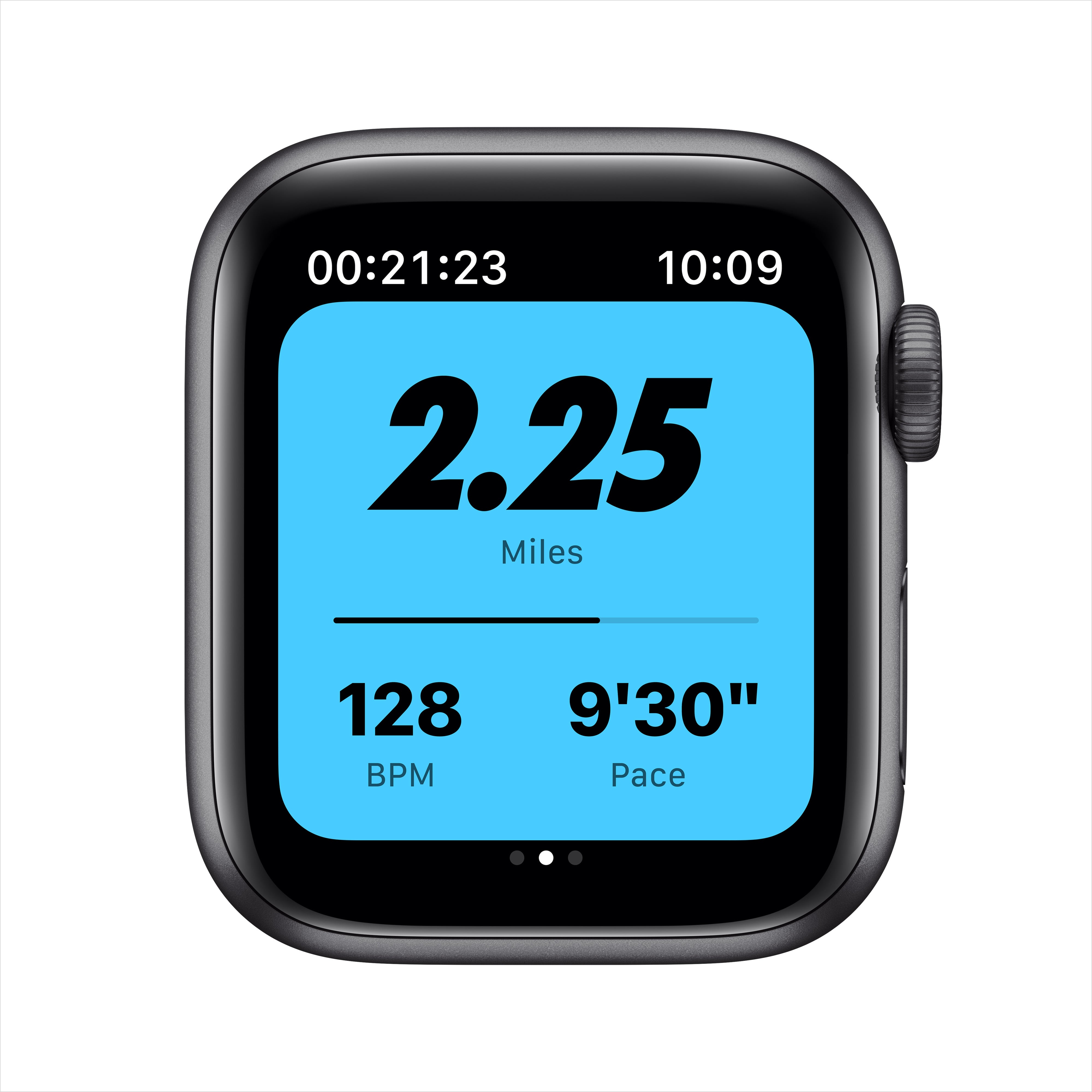 Apple Watch Nike Series 6 GPS - Silver Aluminum Case with Pure Platinum/Black Nike Sport Band