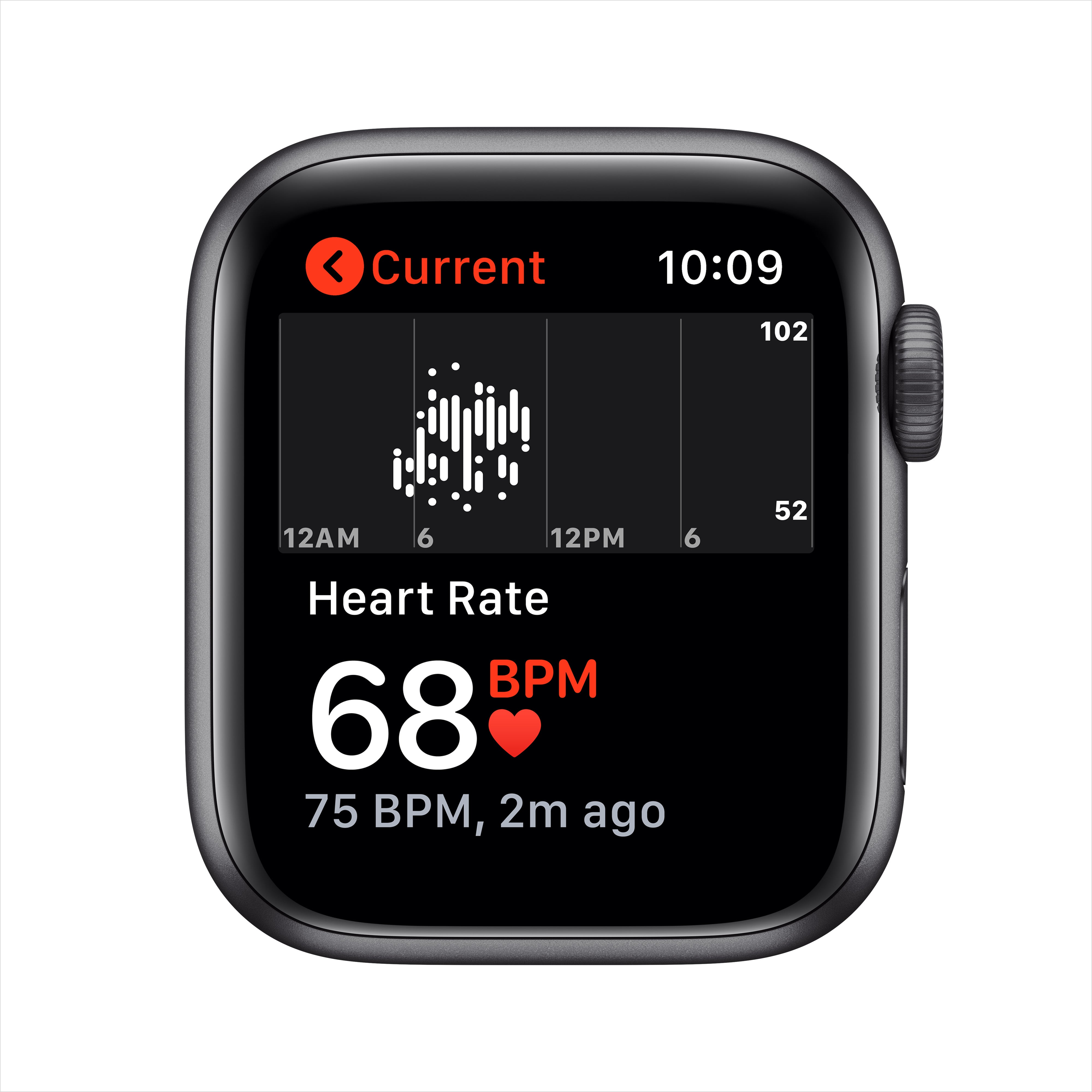 Apple Watch SE GPS - Space Gray Aluminum Case with Black Sport Band