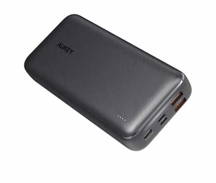 Aukey Basix USBC 20000mAh Powerbank - Black