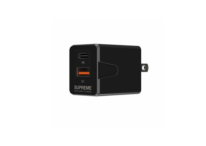 AmazingThing Adapter Supreme PD20W + QC 3.0 Pro Charger Black