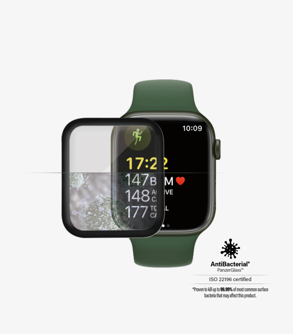 PanzerGlass Tempered Glass for Apple Watch Series 7
