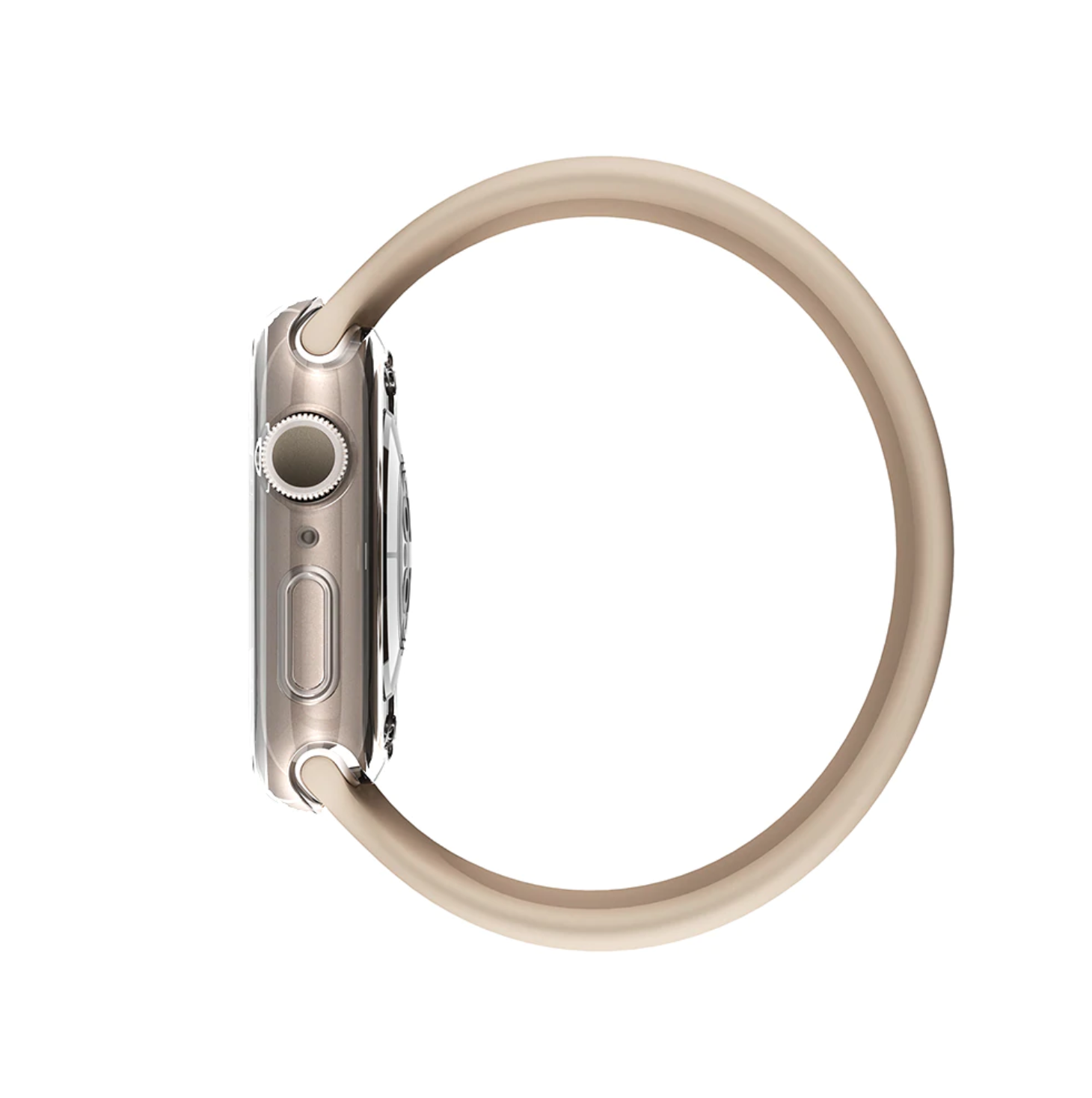 AmazingThing Quartz Pro Drop Proof Case for Apple Watch Series 7 Clear