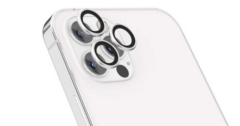 AmazingThing AR Lens Aluminum Protector for iPhone 13 Series – Silver