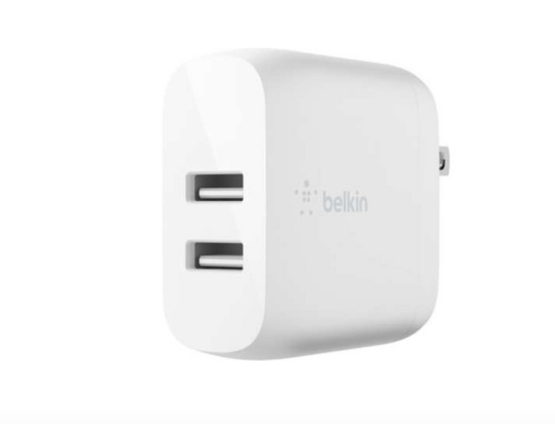 Belkin Wall Charger Dual USB-A 12W White