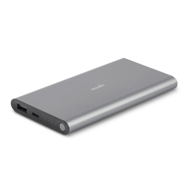 Moshi IonSlim 10K USB-C Portable Battery Titanium Gray