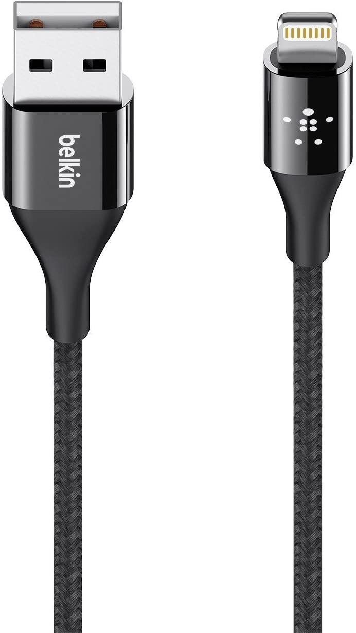Belkin Premium Kevlar 2.4 Lightning to USB Cable 4ft Black