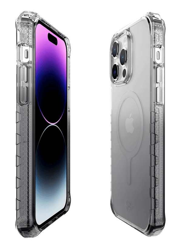 ItSkins Supreme_R MagClear iPhone 14 Ombre Smoke