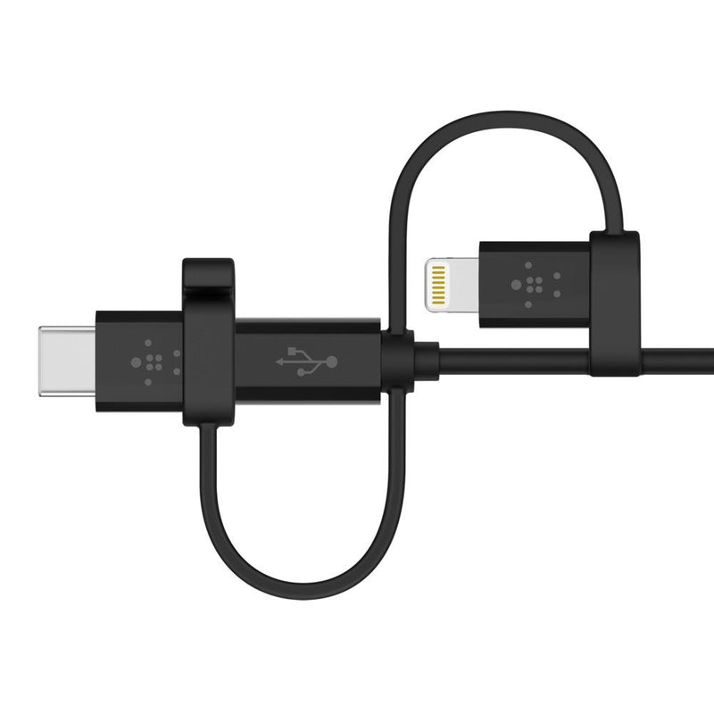 Belkin Universal Cable with Micro-USB, USB-C and Lightning Connectors