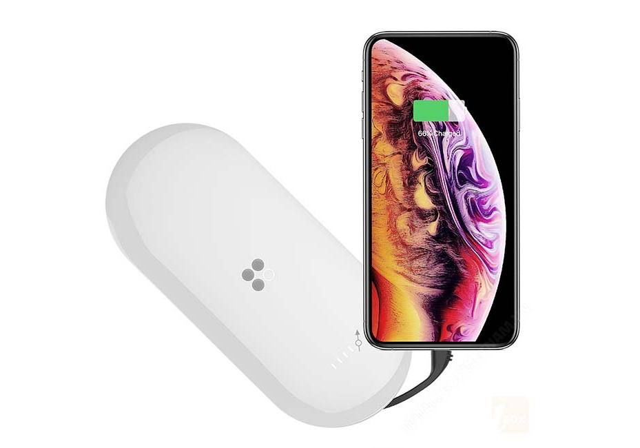 Mipow PowerCubeX3 PD 10K mAh 18W WirelessL Powerbank White